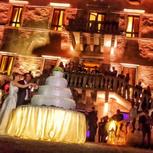 Torta Nuziale illuminata